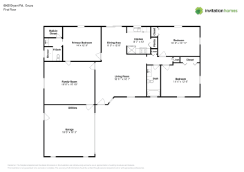 Floor plan 1 for 6865 Bryant Rd
