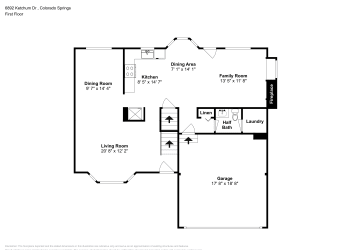 Floor plan 1 for 6892 Ketchum Dr