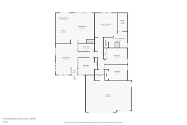 Floor plan 1 for 691 Aspen Meadows Way