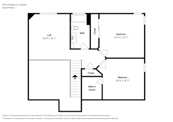 Floor plan 2 for 6916 Chieftain Dr
