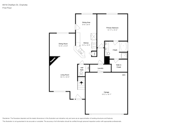 Floor plan 1 for 6916 Chieftain Dr