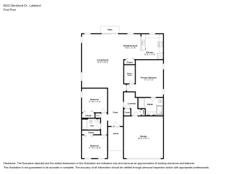 Floor plan 1 for 6922 Glenbrook Dr