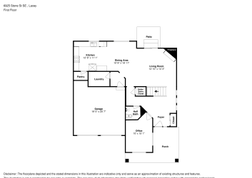 Floor plan 1 for 6925 Stone St SE