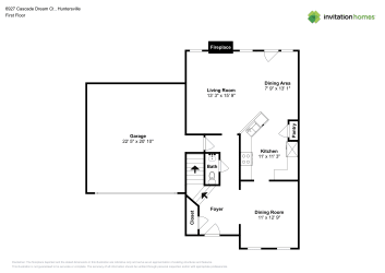 Floor plan 1 for 6927 Cascade Dream Ct