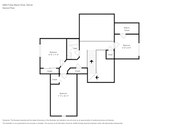 Floor plan 2 for 6984 Forest Manor Dr