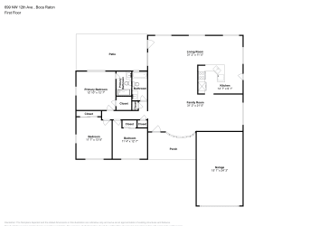 Floor plan 1 for 699 NW 12th Ave