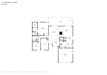 Floor plan 1 for 7010 NW 49th Pl