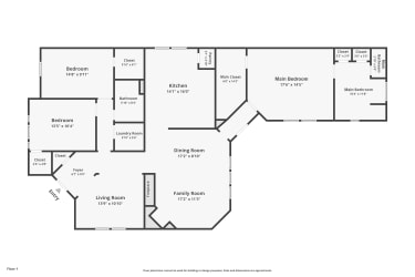 Floor plan 1 for 7022 Timber Post Ln
