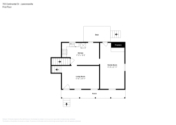 Floor plan 2 for 703 Continental Dr