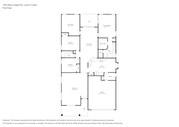 Floor plan 1 for 7042 Moss Ledge Run