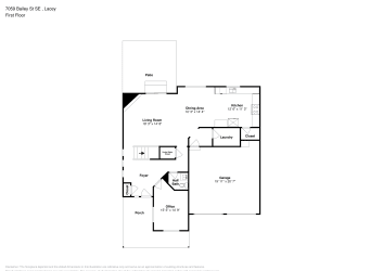 Floor plan 1 for 7059 Bailey St SE