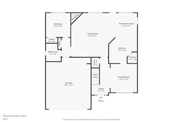 Floor plan 1 for 706 Capri Rdg