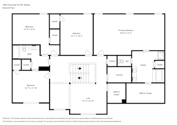 Floor plan 2 for 7062 Cavender Dr SW
