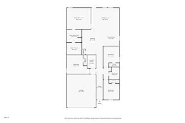 Floor plan 1 for 7069 Meandering Creek Ln
