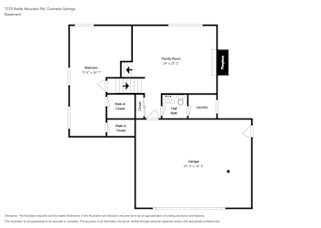 Floor plan 1 for 7070 Battle Mountain Rd