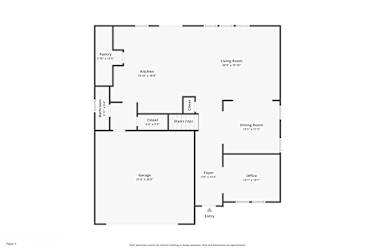 Floor plan 1 for 7083 Juneberry Way