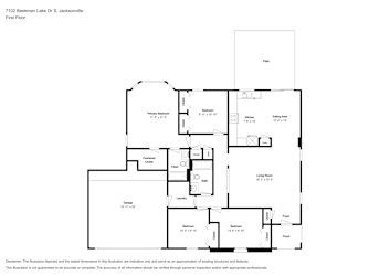 Floor plan 1 for 7102 Beekman Lake Dr S