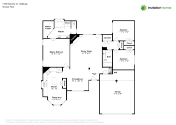 Floor plan 1 for 7109 Oakview Ct