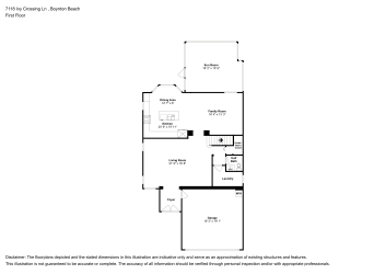 Floor plan 1 for 7118 Ivy Crossing Ln