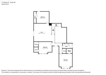 Floor plan 2 for 713 Bishop St