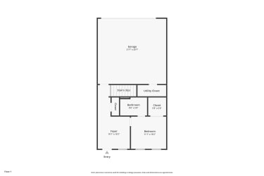 Floor plan 1 for 7131 Durinck Dr