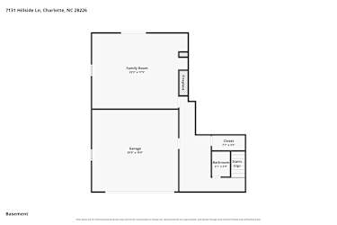 Floor plan 2 for 7131 Hillside Ln