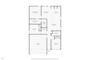 Floor plan 1 for 7132 Landings Edge Rd