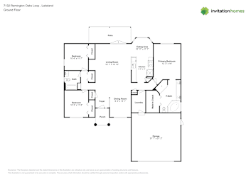 Floor plan 1 for 7132 Remington Oaks Loop