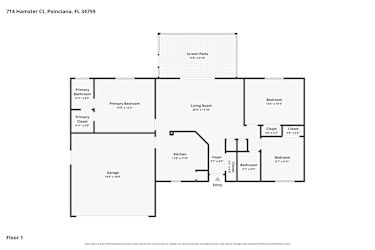 Floor plan 1 for 714 Hamster Ct