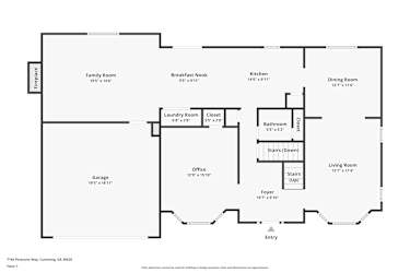 Floor plan 1 for 7145 Pinecone Way