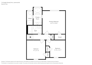 Floor plan 2 for 715 Saddle Shoals Dr