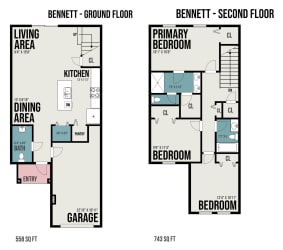 Floor plan 1 for 7153 Greenwood Park Cir #23