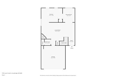 Floor plan 1 for 7187 Laurel Creek Dr