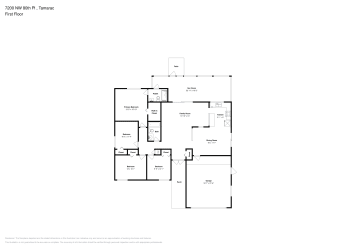 Floor plan 1 for 7200 NW 80th Pl