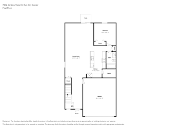 Floor plan 1 for 7202 Jenkins Vista Ct