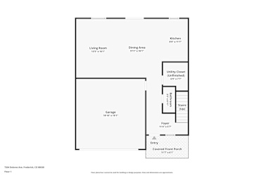 Floor plan 1 for 7204 Dolores Avenue