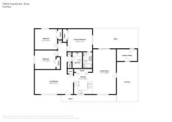 Floor plan 1 for 7209 W Turquoise Ave