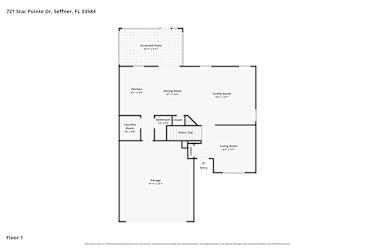 Floor plan 2 for 721 Star Pointe Dr