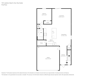 Floor plan 1 for 7214 Jenkins Vista Ct