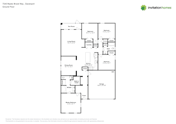 Floor plan 1 for 7240 Mystic Brook Way