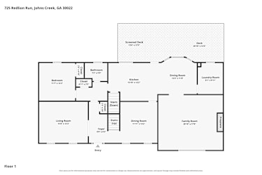 Floor plan 2 for 725 Redlion Run