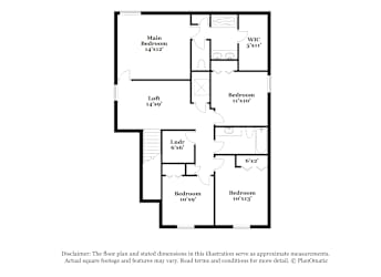 Floor plan 2 for 7251 King Creek Dr