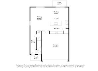 Floor plan 1 for 7251 King Creek Dr