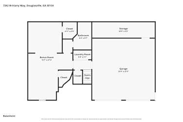 Floor plan 1 for 7262 Brittany Way