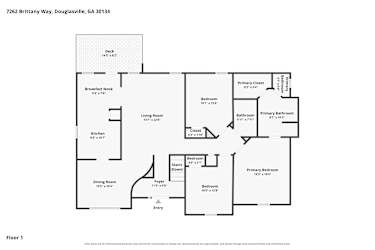 Floor plan 2 for 7262 Brittany Way