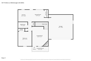 Floor plan 2 for 727 Trickle Ln