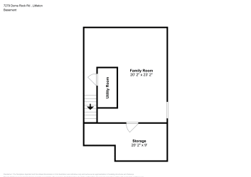 Floor plan 2 for 7279 Dome Rock Rd