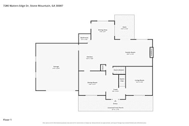 Floor plan 2 for 7280 Waters Edge Dr