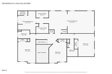Floor plan 2 for 7282 Madison Cir