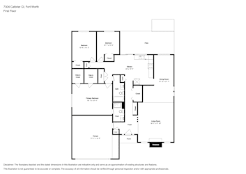 Floor plan 1 for 7304 Catbrier Ct